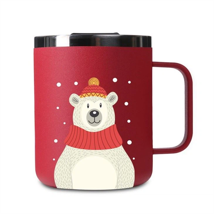 Stainless Steel Water Bottle Powder Coated Mug